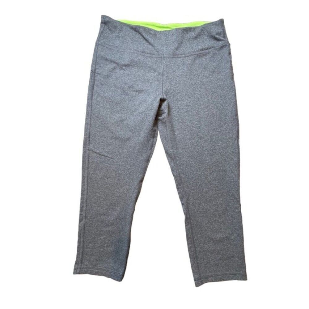 Marika Sport‎ Cropped Leggings (Athletic Yoga Gym) Gray Small